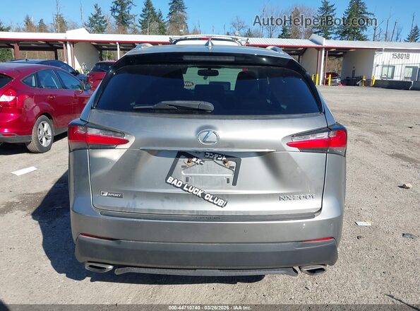 JTJBARBZ5G2060731 2016 LEXUS NX 200T Gray 