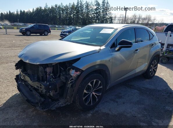 JTJBARBZ5G2060731 2016 LEXUS NX 200T Gray Front left