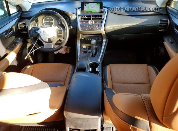 JTJBARBZ5G2063015 2016 LEXUS NX Gray Առջևի վահանակի տեսք