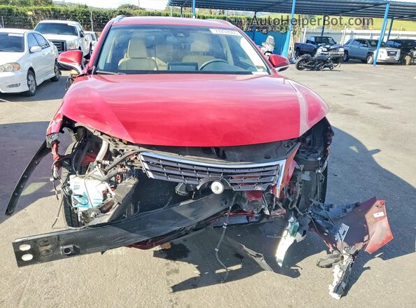 JTJBARBZ7J2174107 2018 LEXUS NX Red Вид спереду