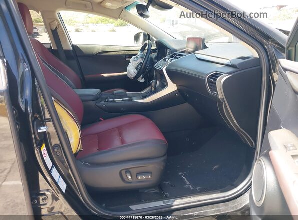 JTJBJRBZ0J2089240 2018 LEXUS NX 300H Черный Вид салона спереди