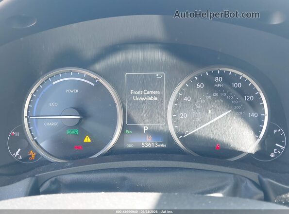 JTJBJRBZ2K2123325 2019 LEXUS NX 300H Gray Вид задніх сидінь