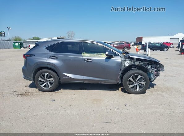 JTJBJRBZ2K2123325 2019 LEXUS NX 300H Gray Панорамний вид салону 360°