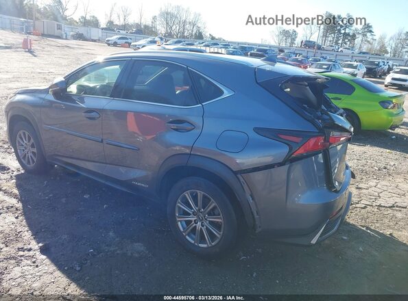 JTJBJRBZ4J2076443 2018 LEXUS NX 300H Gray Tył lewy