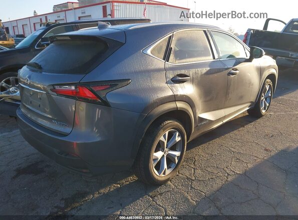 JTJBJRBZ5H2052405 2017 LEXUS NX 300H Gray უკანა მარჯვენა
