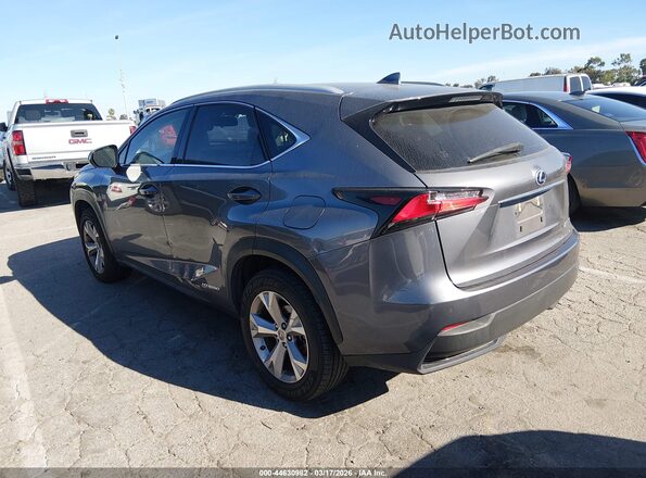 JTJBJRBZ5H2052405 2017 LEXUS NX 300H Gray უკანა მარცხენა