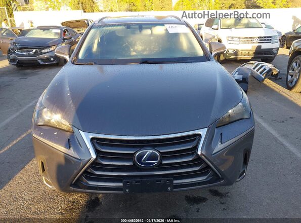 JTJBJRBZ5H2052405 2017 LEXUS NX 300H Gray ხელსაწყოთა პანელის ხედი