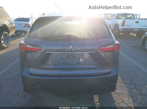 JTJBJRBZ5H2052405 2017 LEXUS NX 300H Gray 
