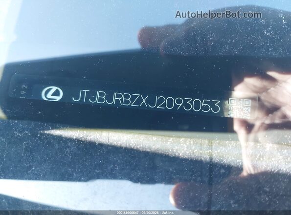 JTJBJRBZXJ2093053 2018 LEXUS NX 300H Серебряный 