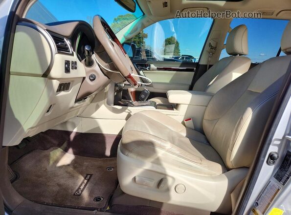 JTJBM7FX7J5200501 2018 LEXUS GX Silver წინა სალონის ხედი