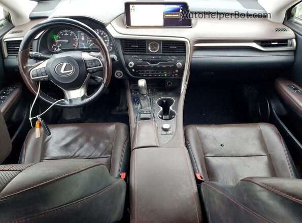 JTJBZMCA6G2005984 2016 LEXUS RX Brown Вид панелі приладів