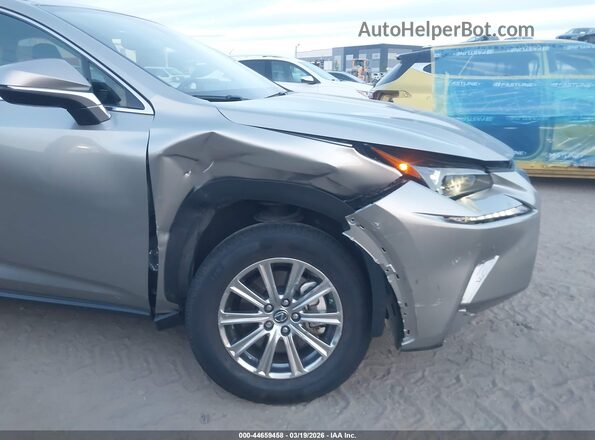 JTJDARBZ4L2166588 2020 LEXUS NX 300 Gray Widok z przodu