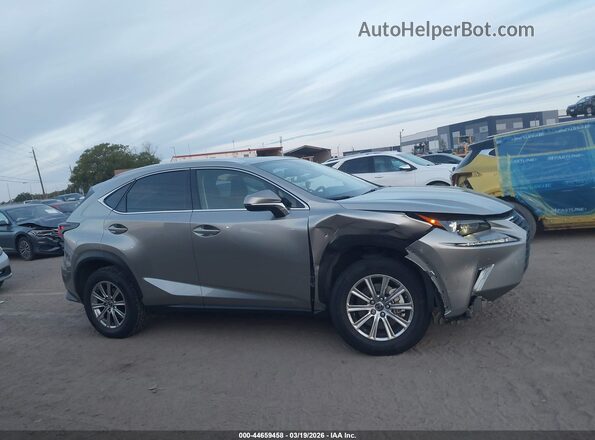 JTJDARBZ4L2166588 2020 LEXUS NX 300 Gray Widok wnętrza z tyłu