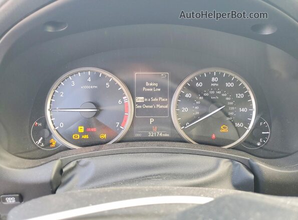 JTJDARBZ4M5024502 2021 LEXUS NX White Instrument cluster view