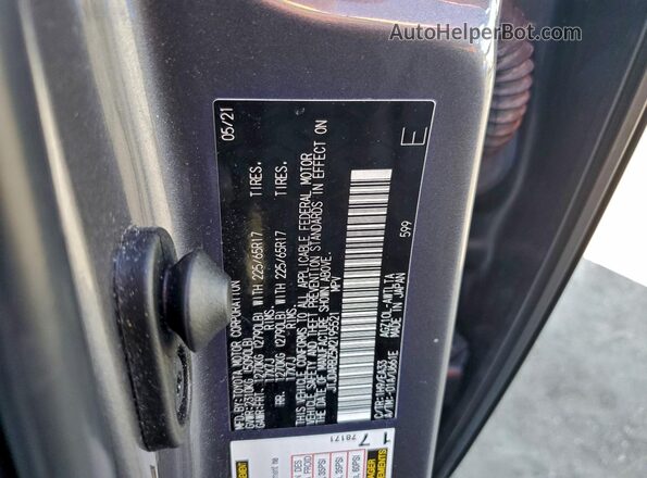 JTJDARBZ5M2195521 2021 LEXUS NX Silver Widok komory silnika