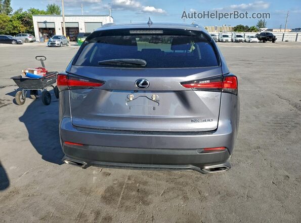 JTJDARBZ5M2195521 2021 LEXUS NX Silver Widok z tyłu