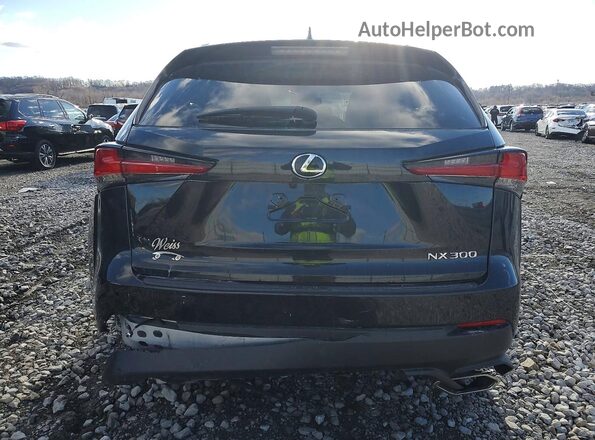 JTJDARBZ6M2181420 2021 LEXUS NX Black Հետևի տեսք