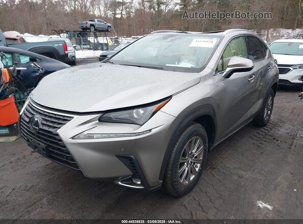 JTJDARDZ2L2226543 2020 LEXUS NX 300 Silver წინა მარცხენა ხედი სამი მეოთხედიდან
