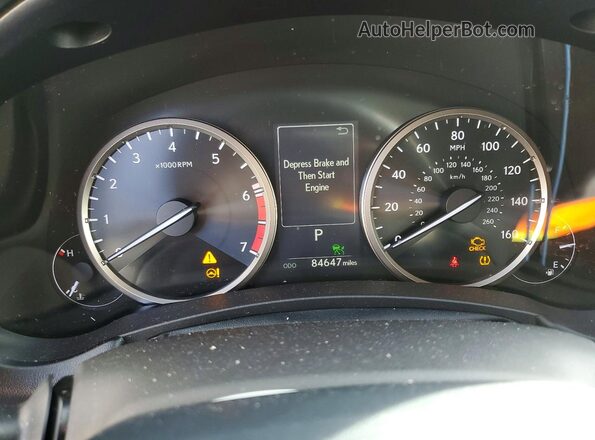 JTJDARDZ5M2246805 2021 LEXUS NX Gray Widok zestawu wskaźników