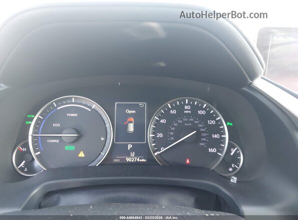 JTJDGKCA1J2002193 2018 LEXUS RX 450HL Silver Vista de los asientos traseros