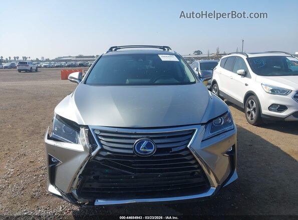 JTJDGKCA1J2002193 2018 LEXUS RX 450HL Silver Vista del cuadro de instrumentos