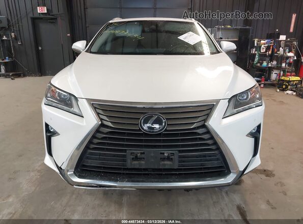 JTJDZKCA0J2000462 2018 LEXUS RX 350L White Widok zestawu wskaźników