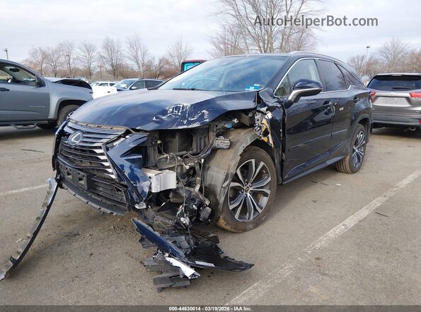 JTJDZKCA0J2006102 2018 LEXUS RX 350L Black Առջևի ձախ երեք քառորդ տեսարան