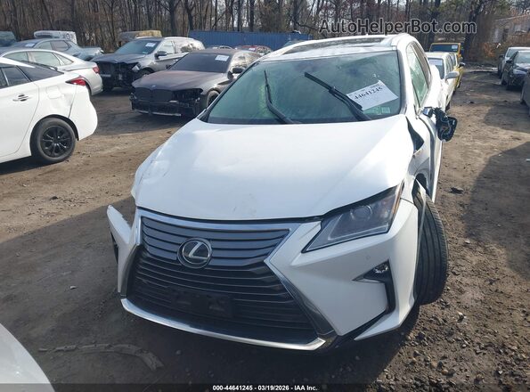 JTJDZKCA7K2016627 2019 LEXUS RX 350L White Widok zestawu wskaźników
