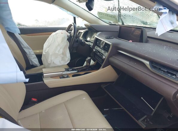 JTJDZKCA7K2016627 2019 LEXUS RX 350L White Widok wnętrza z przodu