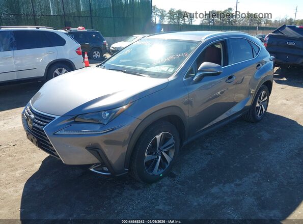 JTJGARDZ2L2220643 2020 LEXUS NX 300 Gray Front left