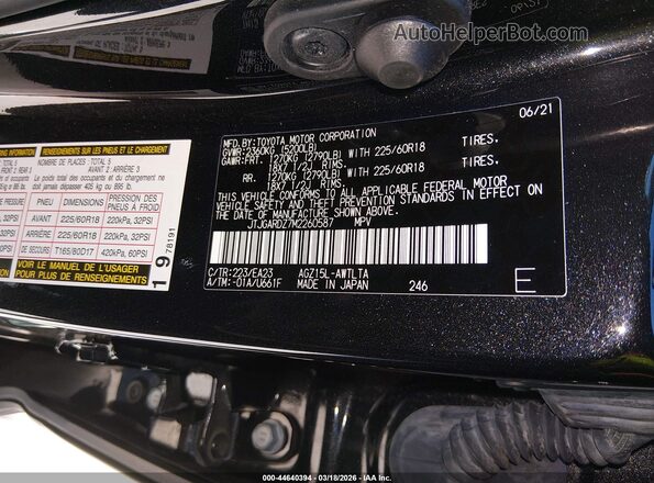 JTJGARDZ7M2260587 2021 LEXUS NX 300 Black 