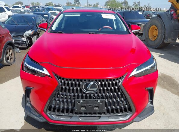 JTJGGCEZ8N2004146 2022 LEXUS NX 350 Red წინა ხედი