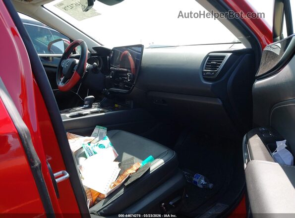 JTJGGCEZ8N2004146 2022 LEXUS NX 350 Red წინა სალონის ხედი
