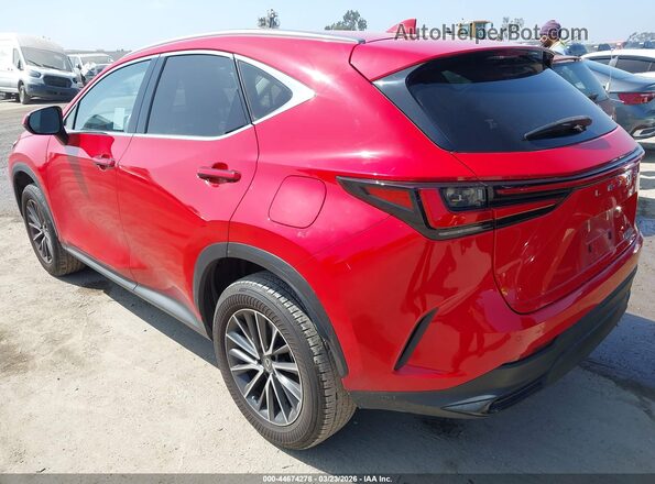 JTJGGCEZ8N2004146 2022 LEXUS NX 350 Red უკანა მარცხენა