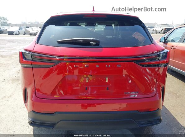 JTJGGCEZ8N2004146 2022 LEXUS NX 350 Red 