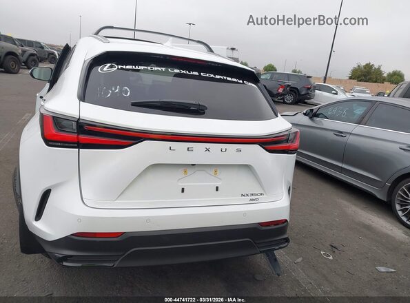 JTJGKCEZ5T2077597 2026 LEXUS NX 350H White 