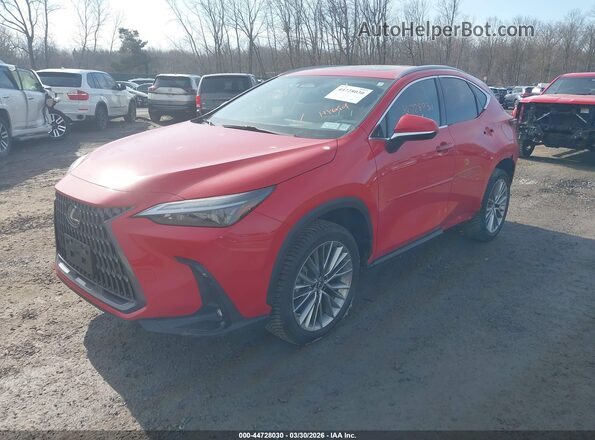 JTJGKCEZ7N2003147 2022 LEXUS NX 350H Red Przód lewy