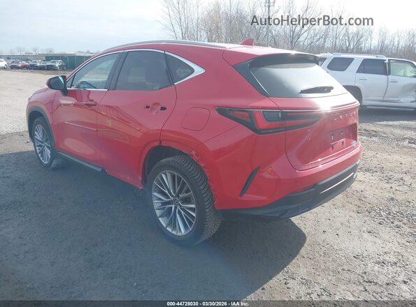 JTJGKCEZ7N2003147 2022 LEXUS NX 350H Red Tył lewy