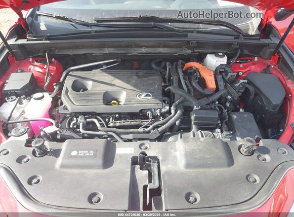 JTJGKCEZ7N2003147 2022 LEXUS NX 350H Red Widok z tyłu