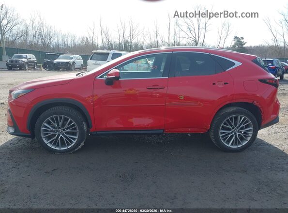 JTJGKCEZ7N2003147 2022 LEXUS NX 350H Red Widok wnętrza 360 stopni