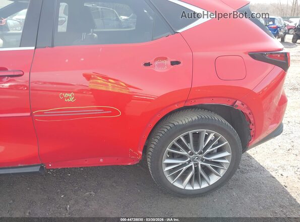 JTJGKCEZ7N2003147 2022 LEXUS NX 350H Red Widok z przodu
