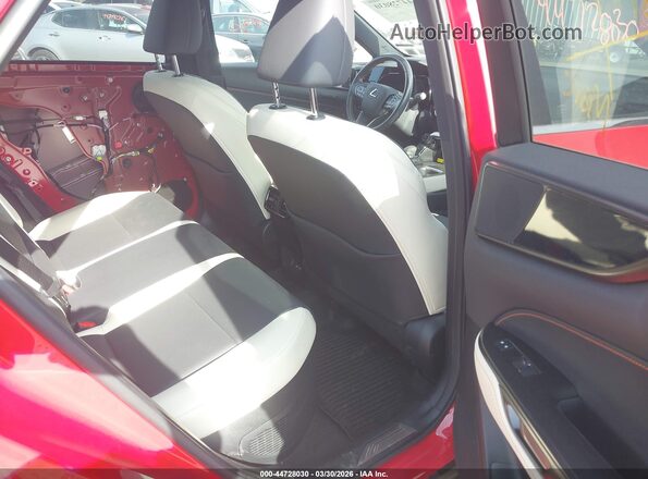 JTJGKCEZ7N2003147 2022 LEXUS NX 350H Red Widok naklejki z numerem VIN