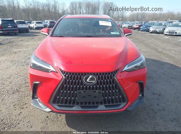 JTJGKCEZ7N2003147 2022 LEXUS NX 350H Red Widok zestawu wskaźników