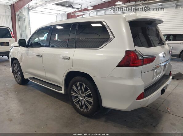 JTJHY7AX0H4233989 2017 LEXUS LX 570 White Trasero izquierdo
