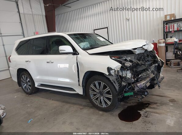 JTJHY7AX0H4233989 2017 LEXUS LX 570 White Vista interior de 360 grados