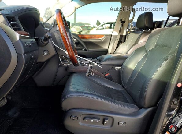JTJHY7AX1H4228252 2017 LEXUS LX Black Вид салону спереду