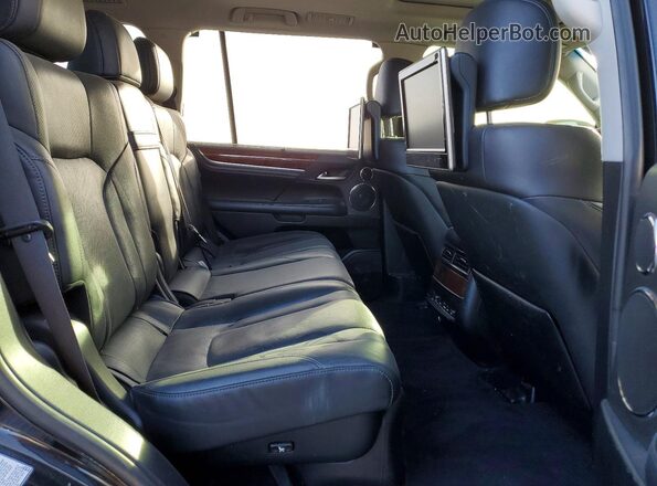 JTJHY7AX1H4228252 2017 LEXUS LX Black Вид задньої частини салону