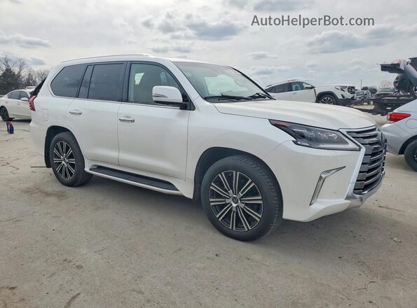 JTJHY7AX6K4309920 2019 LEXUS LX Белый Передняя правая четверть