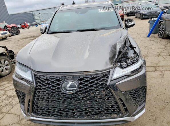 JTJMB7CX3R4066705 2024 LEXUS LX Gray Widok z przodu