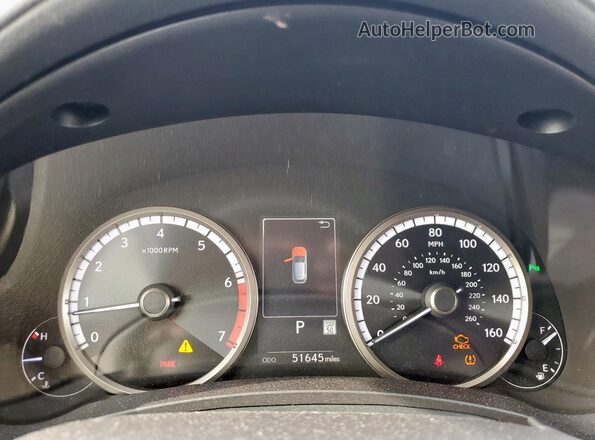 JTJSARBZ1M5021192 2021 LEXUS NX Белый Вид щитка приборов